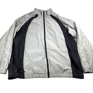 Winners Mens Lightweight Zip-Up Jacket XL Elastic Waist & Cuffs Zippered Pockets